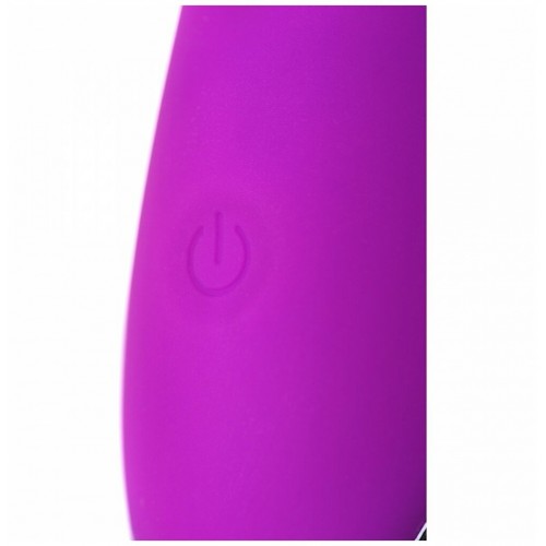 Вибратор с ресничками JOS DESI, силикон, фиолетовый, 18,5 см