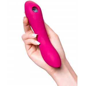 DEMO Вакуумный вибростимулятор для клитора и точки G Satisfyer Curvy Trinity 3 красный