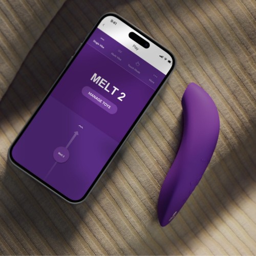 Вакуумно-волновой смарт-стимулятор клитора We-Vibe Melt 2 фиолетовый