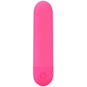 Перезаряжаемая вибропуля Pretty Love Stefan с 10 режимами вибрации малиновая (иной угол)