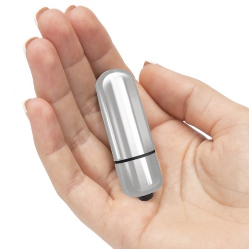 Серебряная вибропуля X-Basic Lovetoy