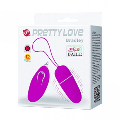 Виброяйцо с беспроводным управлением Pretty Love Bradley