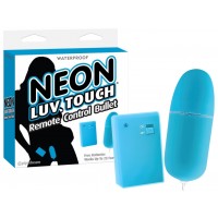 Виброяйцо на дистанционном управлении Neon Luv Touch Remote Control Bullet Blue