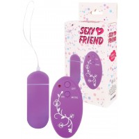 Виброяйцо с беспроводным управлением Sexy Friend фиолетовое