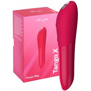 Перезаряжаемый мини-вибратор We-Vibe Tango X вишнёвый