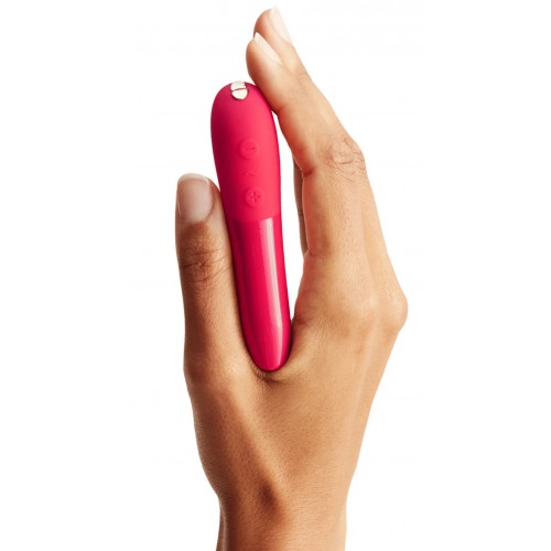 Перезаряжаемый мини-вибратор We-Vibe Tango X вишнёвый