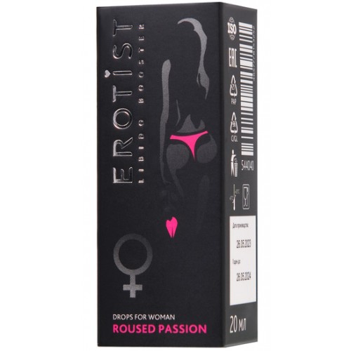 Возбуждающие капли Erotist ROUSED PASSION, для женщин, 20мл