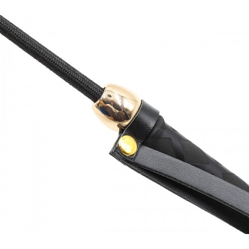 Тиклер из перьев черного цвета 63 см