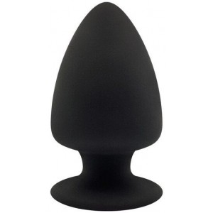 Анальная втулка с эффектом памяти SilexD Premium Silicone Plug XS черная Анальная втулка с эффектом памяти SilexD Premium Silicone Plug XS черная (иной угол)