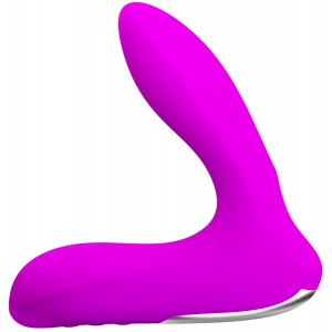 Вибромассажер простаты с функцией расширения Leonard фуксия (иной угол)