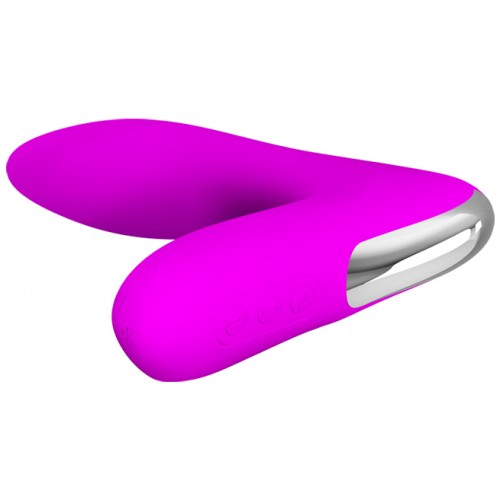 Вибромассажер простаты с функцией расширения Leonard фуксия