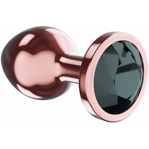 Анальная пробка Diamond Jet Shine L розовое золото