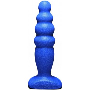 Блестящая анальная втулка с рельефом Small Bubble Plug Блестящая анальная втулка с рельефом Small Bubble Plug (иной угол)