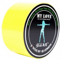 Бандажная лента My love желтая