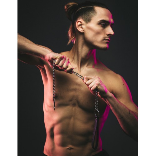 Металлический поводок для БДСМ аксессуаров Party Hard Willpower