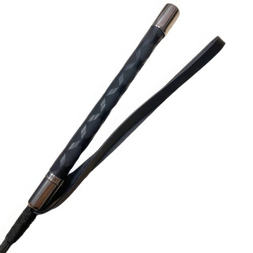 Черный стек с красным наконечником в виде сердца 66 см