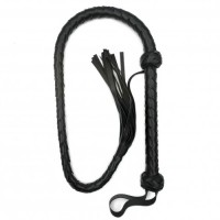 Длинный черный кнут 121 см