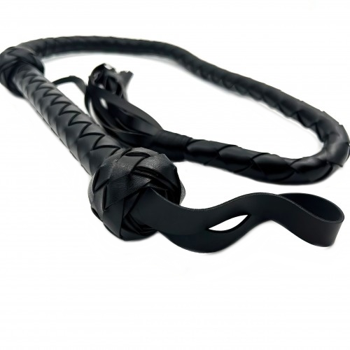 Длинный черный кнут 121 см