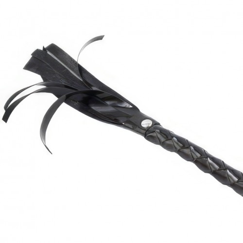 Лакированный плетёный кнут 140 см