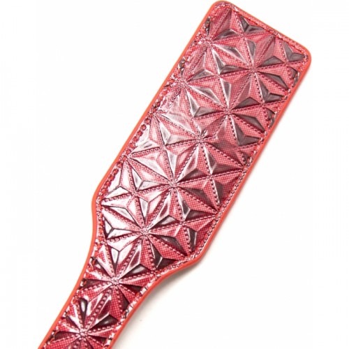 Красный пэдл с принтом