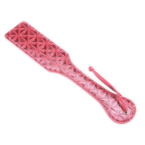 Красный пэдл с принтом