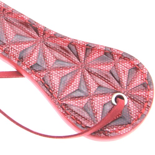 Красный пэдл с принтом