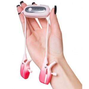 Вибромассажер для сосков Lovense Gemini (иной угол)