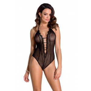 Очаровательное боди Clarisse black L/XL