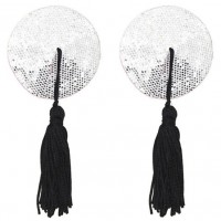 Серебристые пэстисы с черными кисточками