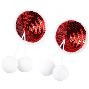 Пэстисы с красными пайетками (иной угол)