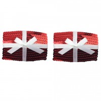 Пэстисы для груди Reusable Christmas Sequin Square Nipple Pasties