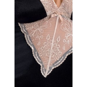 Черная сорочка Lotus L/XL (иной угол)