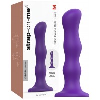 Фаллоимитатор Strap-On-Me Dildo Geisha Ball M фиолетовый 17 см