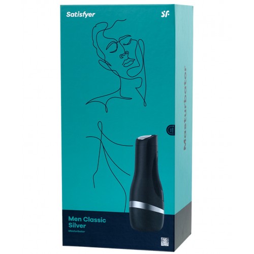Мастурбатор в колбе Satisfyer Men Classic Silver