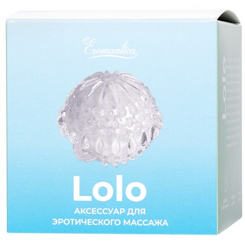 Мастурбатор Eromantica LOLO, TPE, белый, 7 см