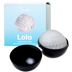 Мастурбатор Eromantica LOLO, TPE, белый, 7 см