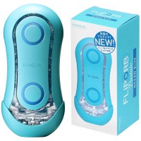 Футуристичный мастурбатор Tenga Flip ORB Ocean голубой