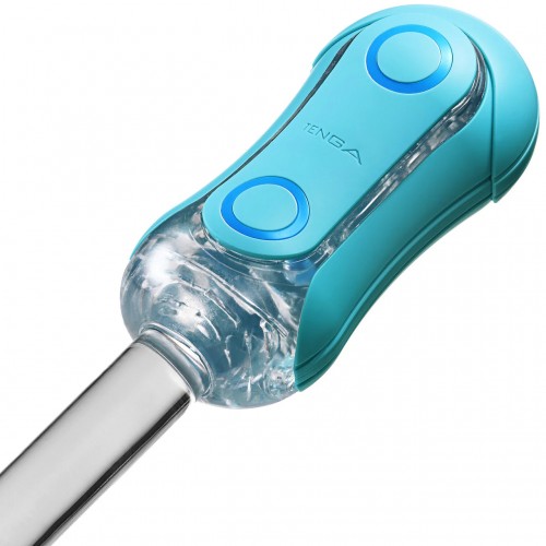 Футуристичный мастурбатор Tenga Flip ORB Ocean голубой