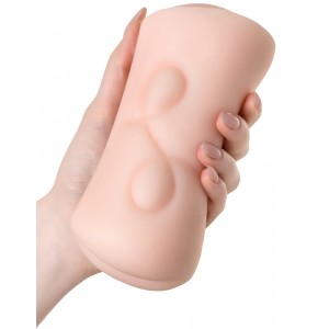 Мастурбатор реалистичный TOYFA Juicy Pussy Rich Fruit, вагина и анус, SoftSkin, телесный (иной угол)