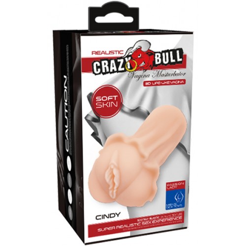 Компактный мастурбатор-вагина Crazy Bull Cindy