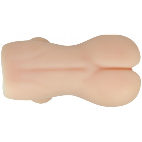 Реалистичный мастурбатор с грудью Crazy Bull Hannah с двойным проникновением