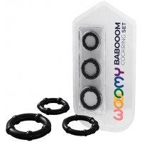 Набор эрекционных колец Babooom Ring Set Black