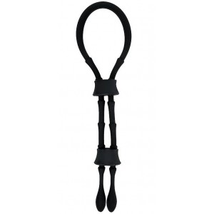 Лассо на пенис с регулировкой утяжки Sex Expert (иной угол)