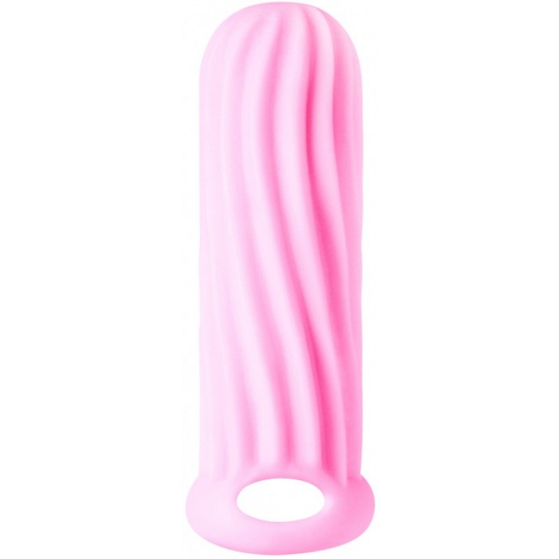 Фаллоудлинитель с кольцом Homme Wide Pink + 1,5 см 