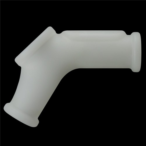 Гладкая вибронасадка на пенис и мошонку Vibrating Silk Knights Ring with Scrotum Sleeve