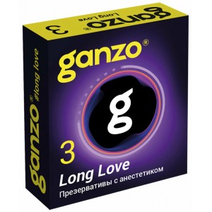 Презервативы Ganzo №3 Long Love с анестетиком