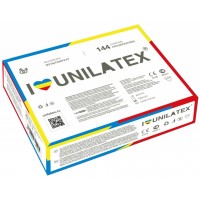Цветные и ароматизированные презервативы Unilatex Multifruits 144 шт