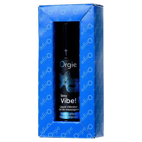 Гель для массажа ORGIE Sexy Vibe Liquid Vibrator с эффектом вибрации, 15 мл