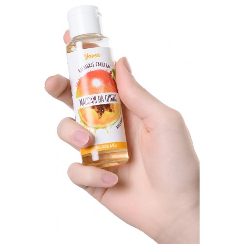 Масло для массажа Yovee by Toyfa «Массаж на пляже», с ароматом манго и папайи, 50 мл