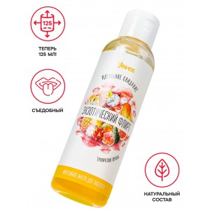 Съедобное массажное масло Yovee «Экзотический флирт» со вкусом тропических фруктов, 125 мл (иной угол)